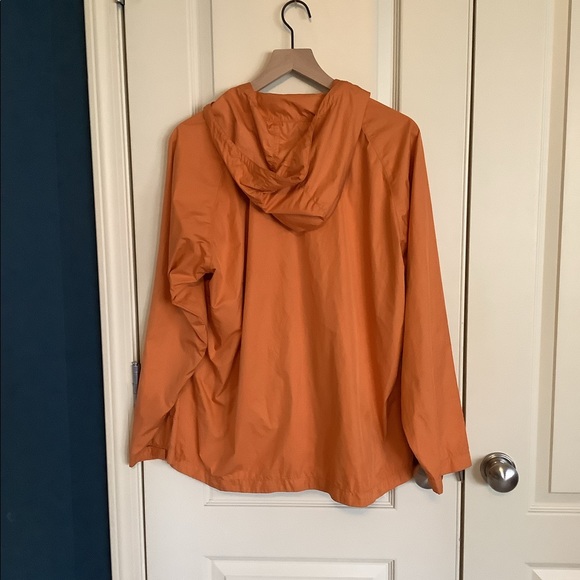 Woolrich  Windbreaker Rain Jackets Amber Orange Size Large - Picture 2 of 4